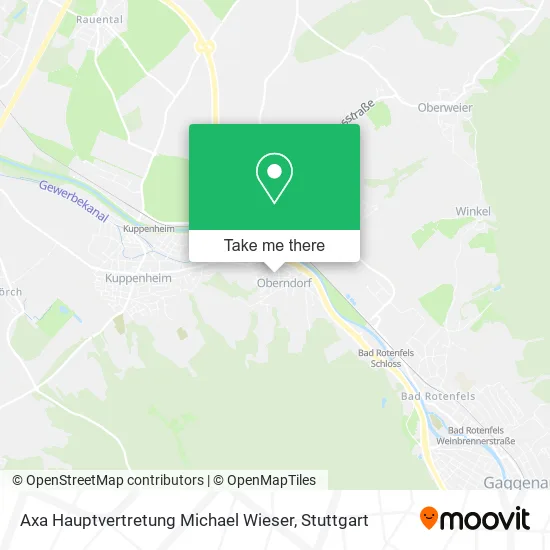 Карта Axa Hauptvertretung Michael Wieser