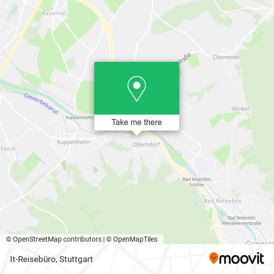 It-Reisebüro map