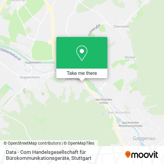 Data - Com Handelsgesellschaft für Bürokommunikationsgeräte map