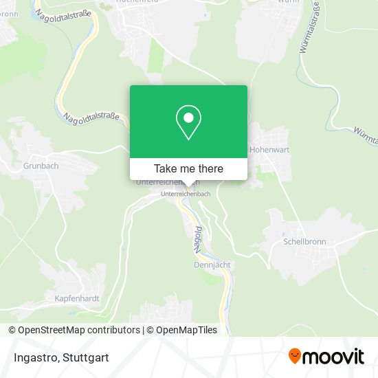 Ingastro map