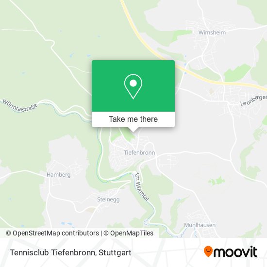 Tennisclub Tiefenbronn map