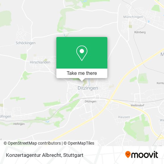 Konzertagentur Albrecht map
