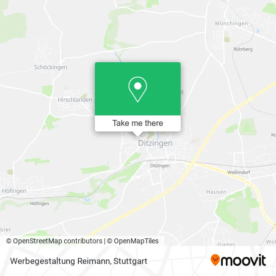 Карта Werbegestaltung Reimann