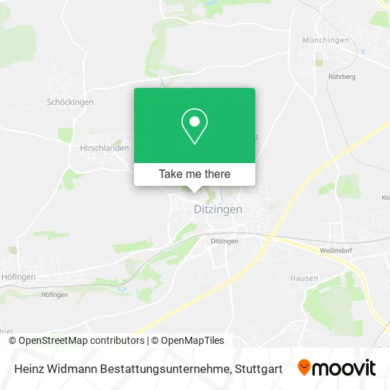 Карта Heinz Widmann Bestattungsunternehme