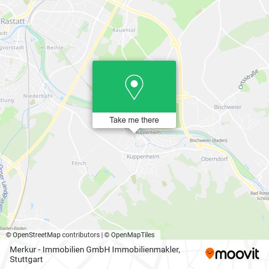 Merkur - Immobilien GmbH Immobilienmakler map