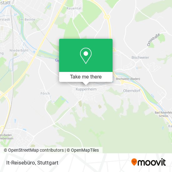 It-Reisebüro map