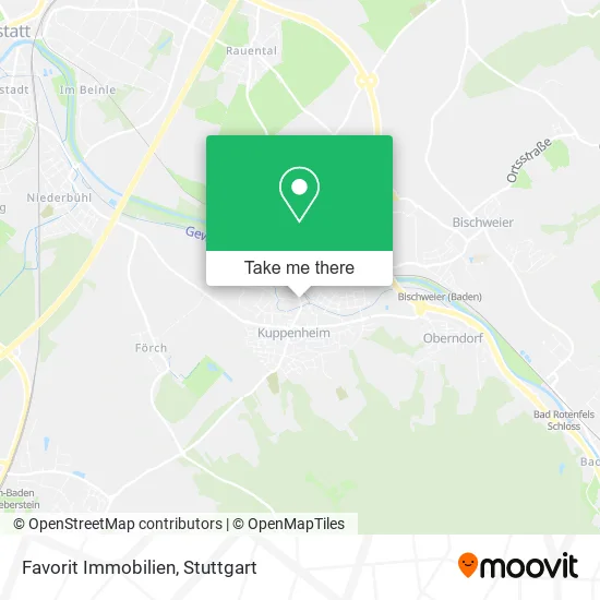 Карта Favorit Immobilien