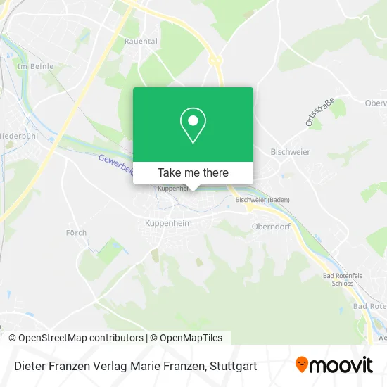 Карта Dieter Franzen Verlag Marie Franzen