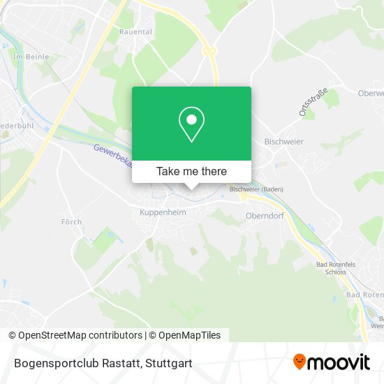 Bogensportclub Rastatt map