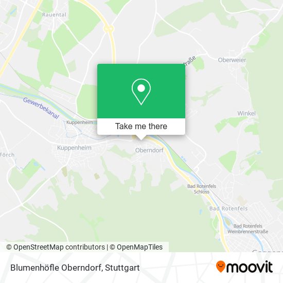 Blumenhöfle Oberndorf map