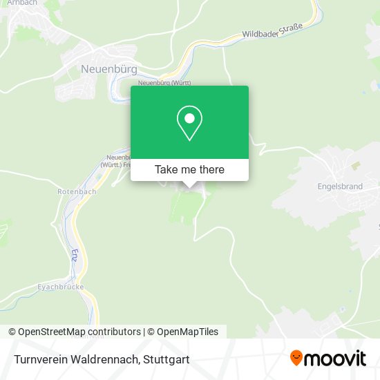 Turnverein Waldrennach map