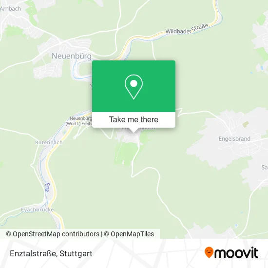 Карта Enztalstraße