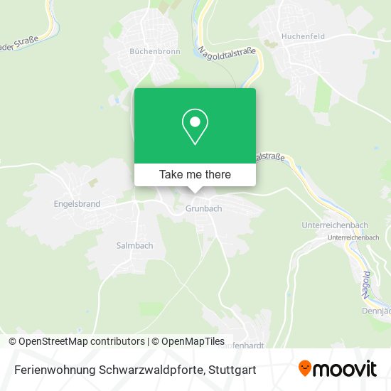 Ferienwohnung Schwarzwaldpforte map