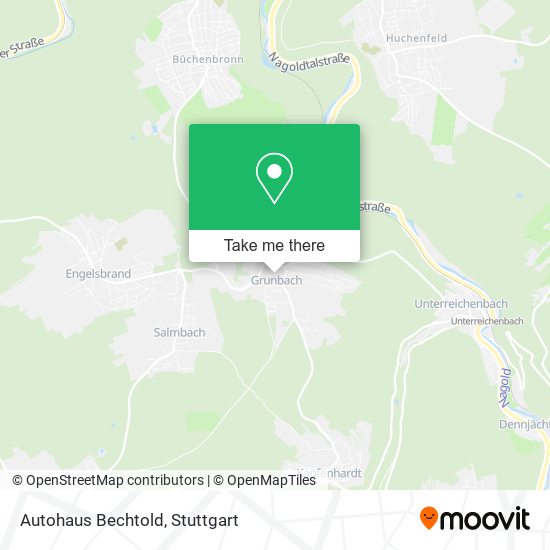 Autohaus Bechtold map