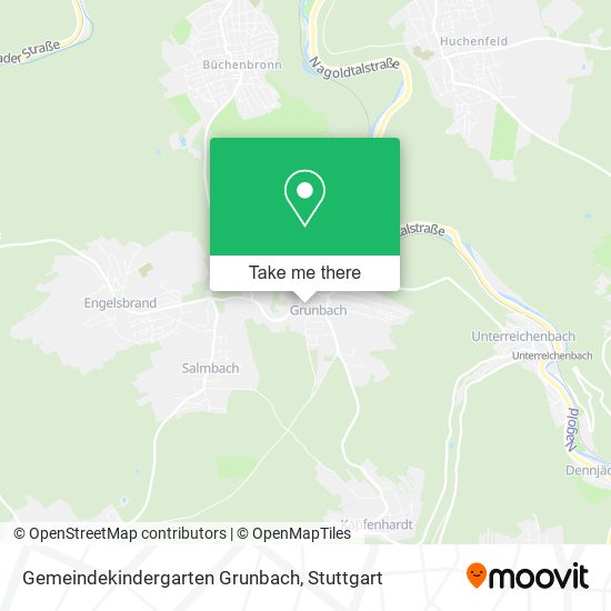 Карта Gemeindekindergarten Grunbach