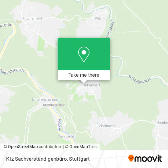 Карта Kfz Sachverständigenbüro