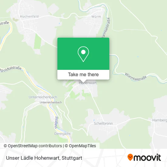 Карта Unser Lädle Hohenwart