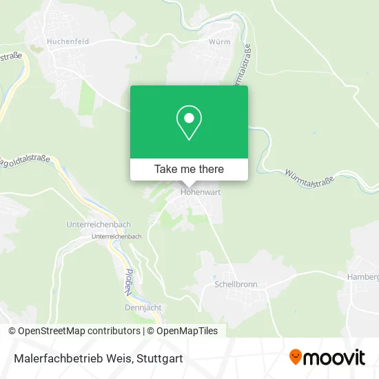 Карта Malerfachbetrieb Weis