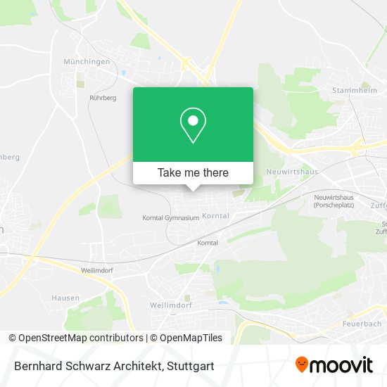 Bernhard Schwarz Architekt map
