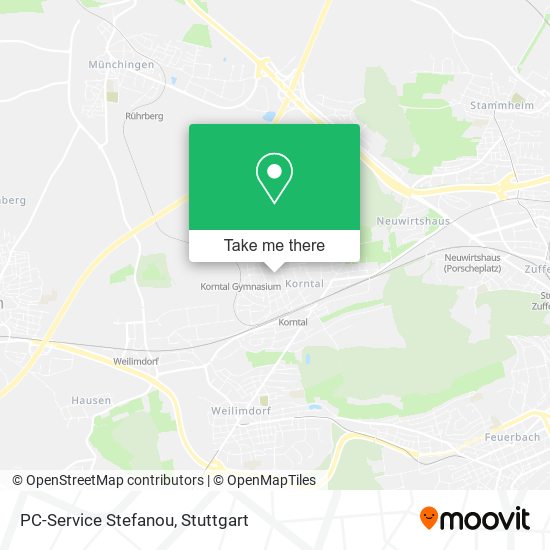 PC-Service Stefanou map