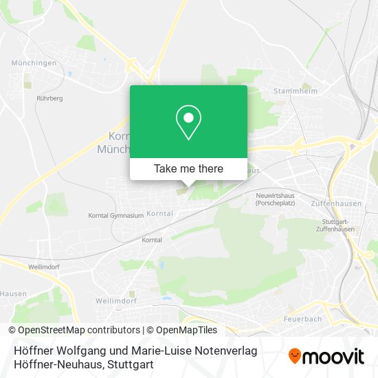 Höffner Wolfgang und Marie-Luise Notenverlag Höffner-Neuhaus map