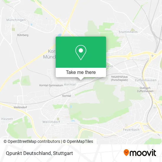 Карта Qpunkt Deutschland
