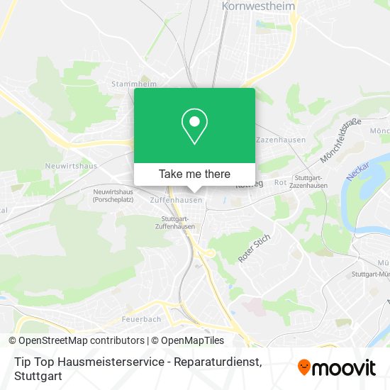 Карта Tip Top Hausmeisterservice - Reparaturdienst