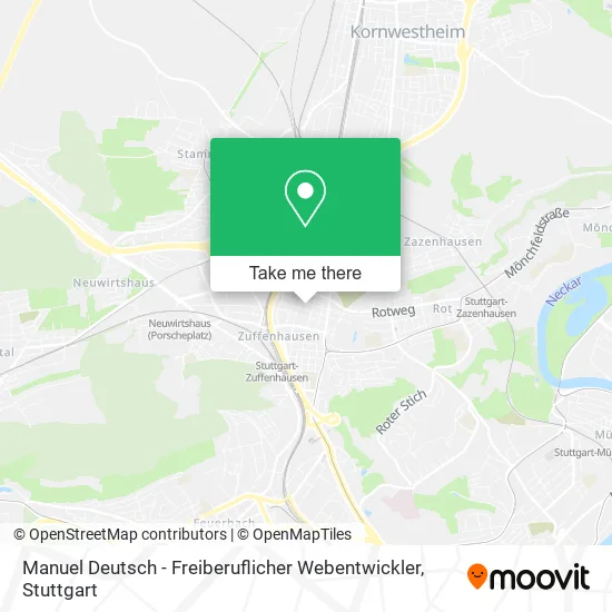 Карта Manuel Deutsch - Freiberuflicher Webentwickler