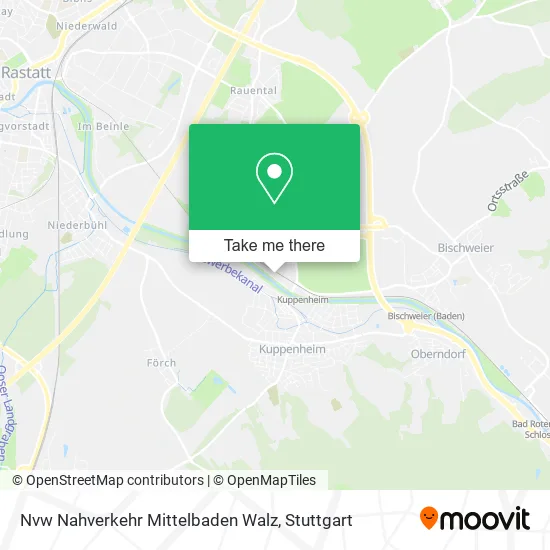 Карта Nvw Nahverkehr Mittelbaden Walz