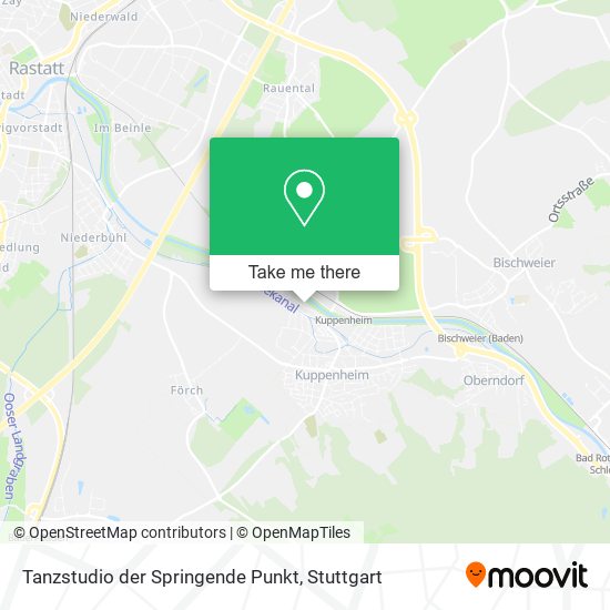 Tanzstudio der Springende Punkt map