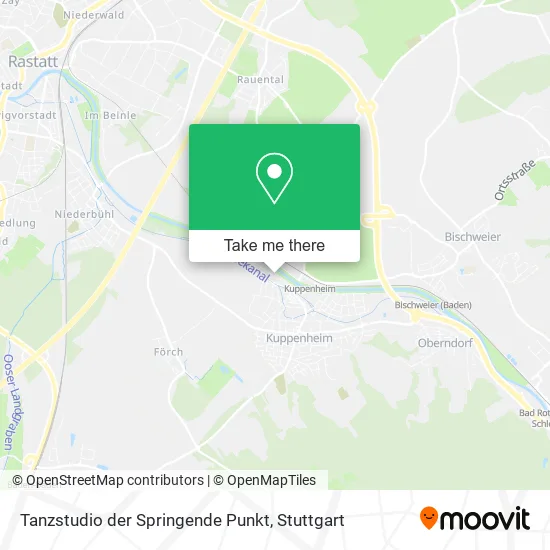 Карта Tanzstudio der Springende Punkt