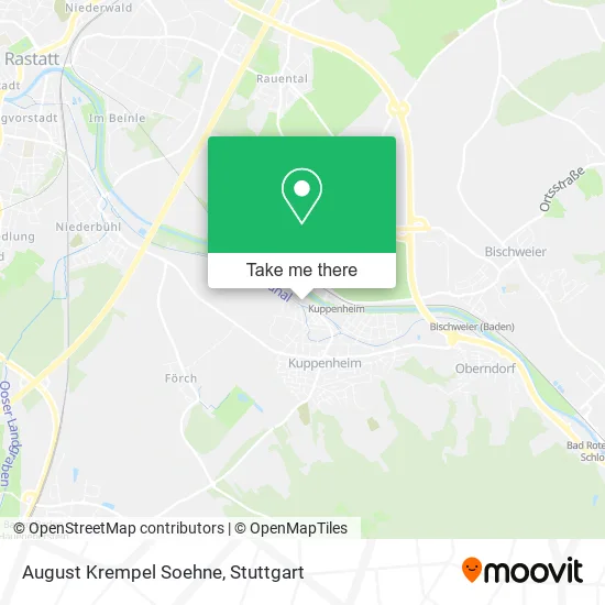 Карта August Krempel Soehne