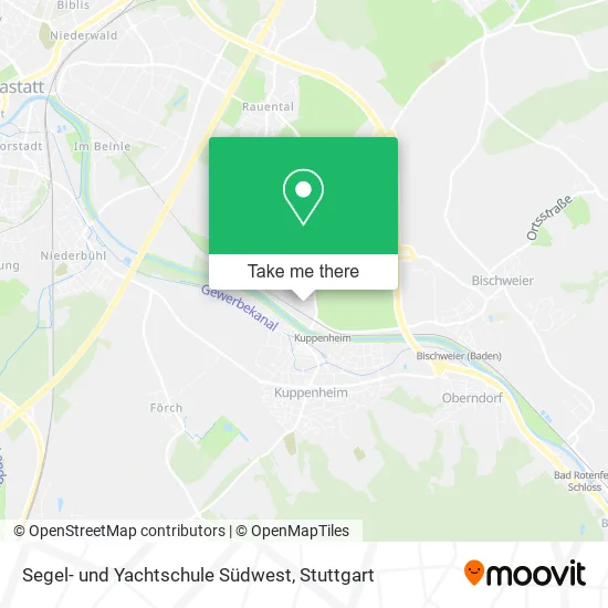 Карта Segel- und Yachtschule Südwest