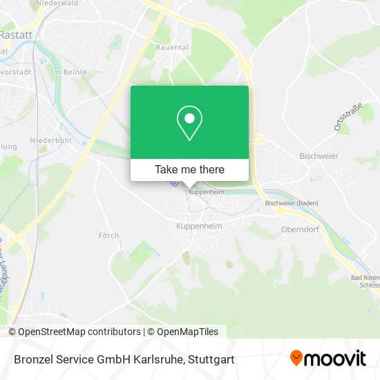 Карта Bronzel Service GmbH Karlsruhe