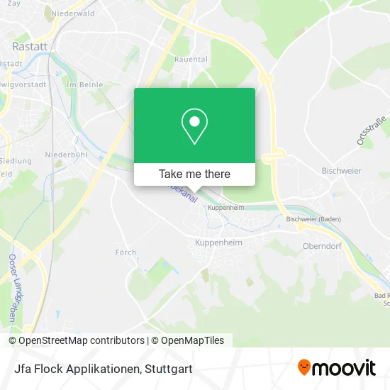 Карта Jfa Flock Applikationen