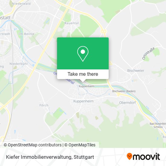 Kiefer Immobilienverwaltung map