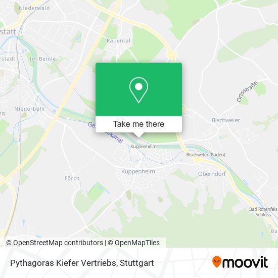 Pythagoras Kiefer Vertriebs map