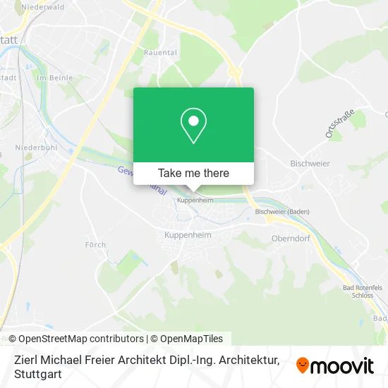 Карта Zierl Michael Freier Architekt Dipl.-Ing. Architektur