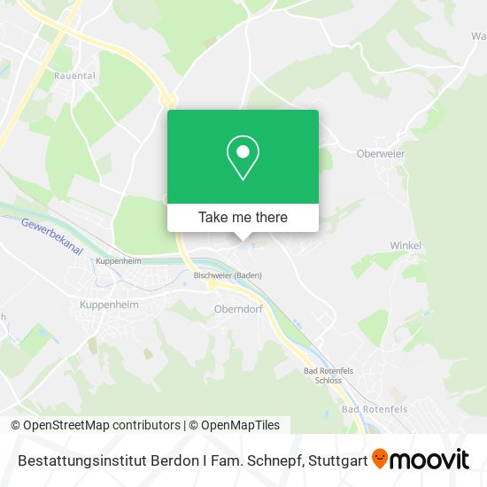 Bestattungsinstitut Berdon I Fam. Schnepf map