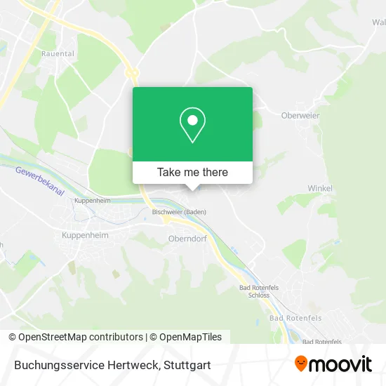 Карта Buchungsservice Hertweck