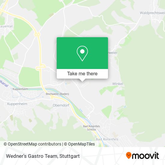 Карта Wedner's Gastro Team