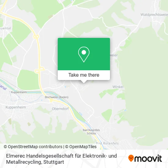 Карта Elmerec Handelsgesellschaft für Elektronik- und Metallrecycling