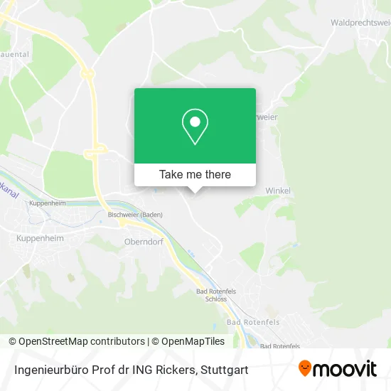 Карта Ingenieurbüro Prof dr ING Rickers