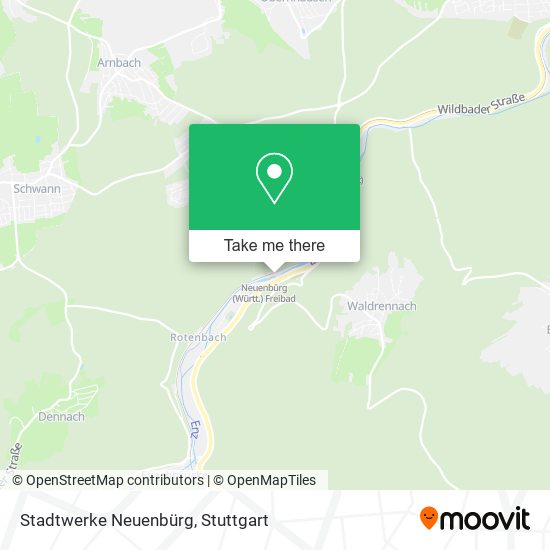 Stadtwerke Neuenbürg map