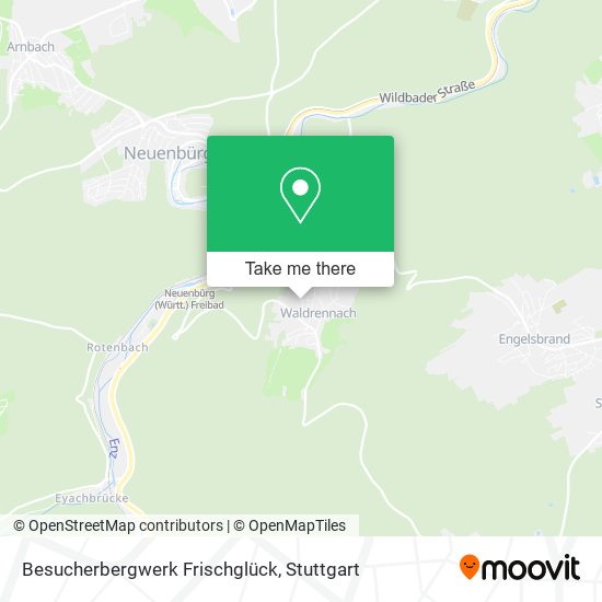Besucherbergwerk Frischglück map