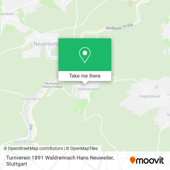 Turnverein 1891 Waldrennach Hans Neuweiler map