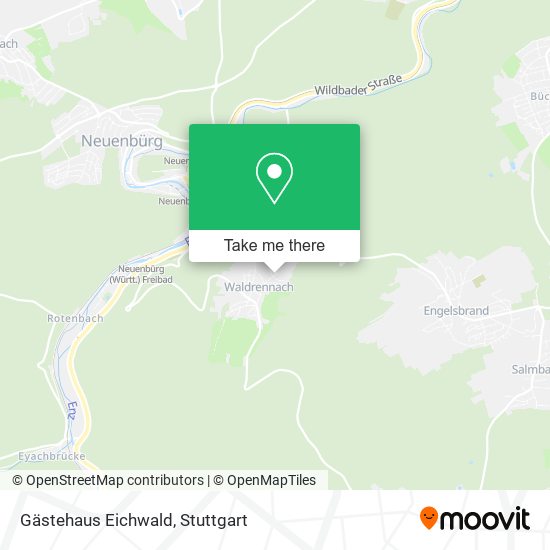 Gästehaus Eichwald map