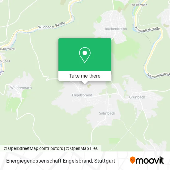 Карта Energiegenossenschaft Engelsbrand