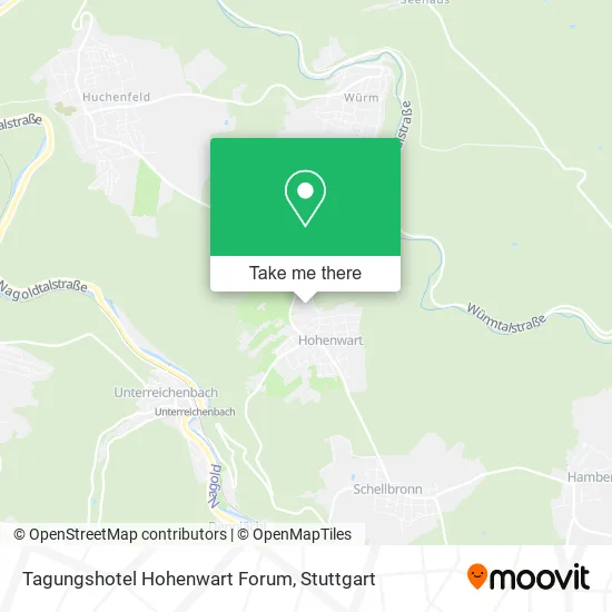 Карта Tagungshotel Hohenwart Forum