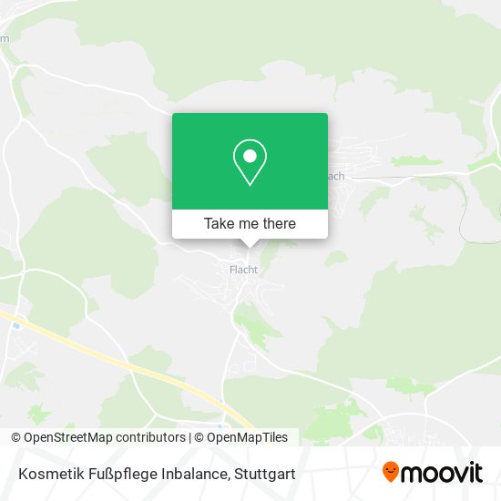 Kosmetik Fußpflege Inbalance map